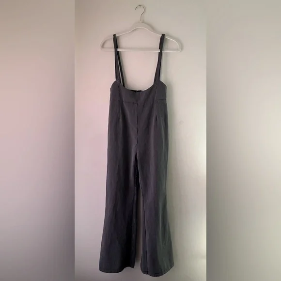 Emory Park Pinstripe Jumpsuit - Picture 3 of 4